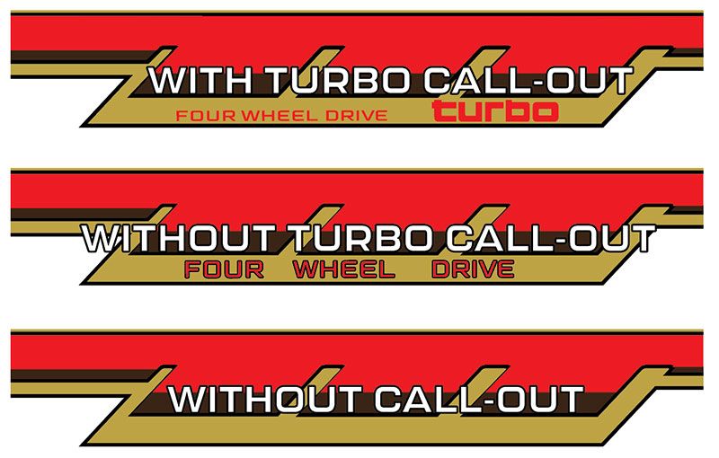 California body stripes kit - BJ73/BJ74 Land Cruiser