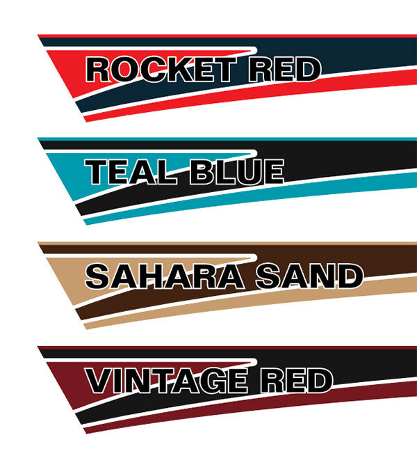 70 Series Land Cruiser Decal Body Stripe Kit (Narrabri) - 71 Series/Bundera (1984–)