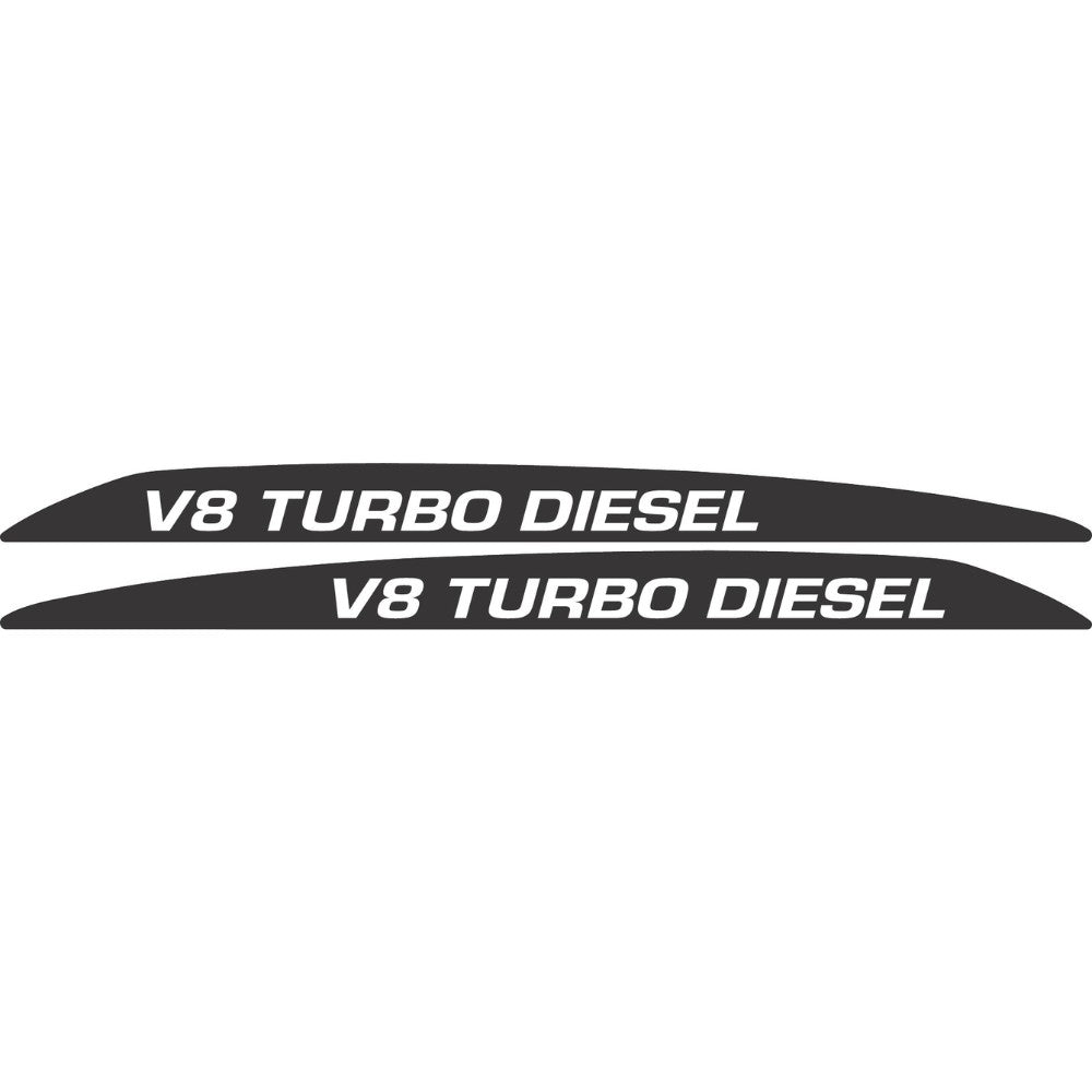 Bonnet Decals (Pair) for the Toyota LandCruiser 70 Series (Pre-DPF) (2007-2016)