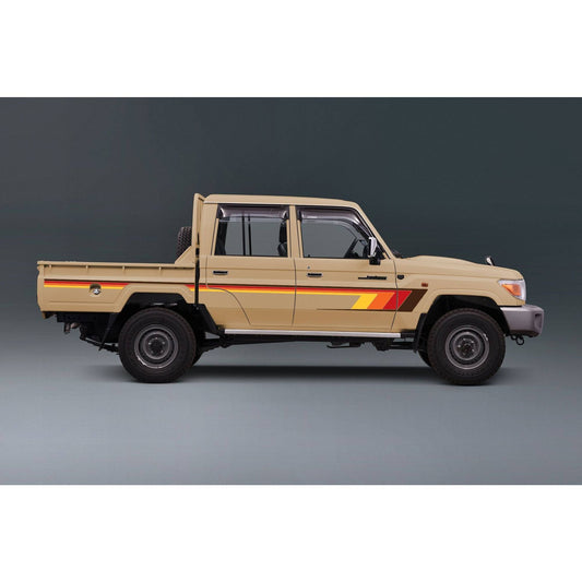 Decal Body Stripe Kit (Broome) - 79 Series Dual Cab (2012-)
