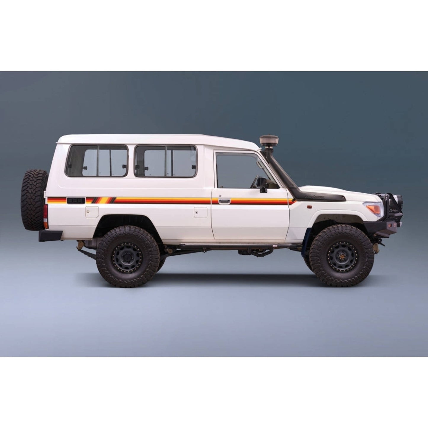 Decal Body Stripe Kit (Cooma) for the Toyota LandCruiser 78 Series Troop Carrier (1999-) (view 6)