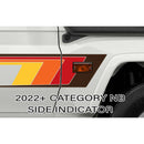 Decal Body Stripe Kit (Broome) for the Toyota LandCruiser 79 Series Dual Cab (2012-) (view 12)