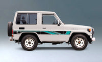 70 Series Land Cruiser Decal Body Stripe Kit (Barossa) -  71 Series/Bundera (1984–)