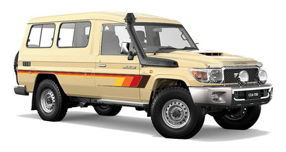 70 Series Land Cruiser Decal Body Stripe Kit (Broome) - 78 Series Troop Carrier (1999-)