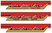 70 Series Land Cruiser Decal Body Stripe Kit (California) -  71 Series/Bundera (1984–)