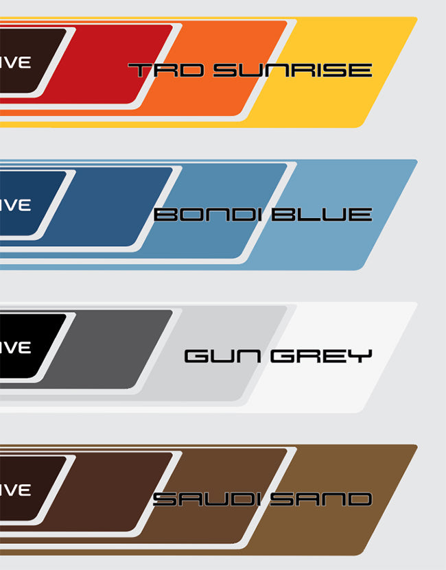 70 Series Land Cruiser Decal Body Stripe Kit (Cobar) -  71 Series (2023-)