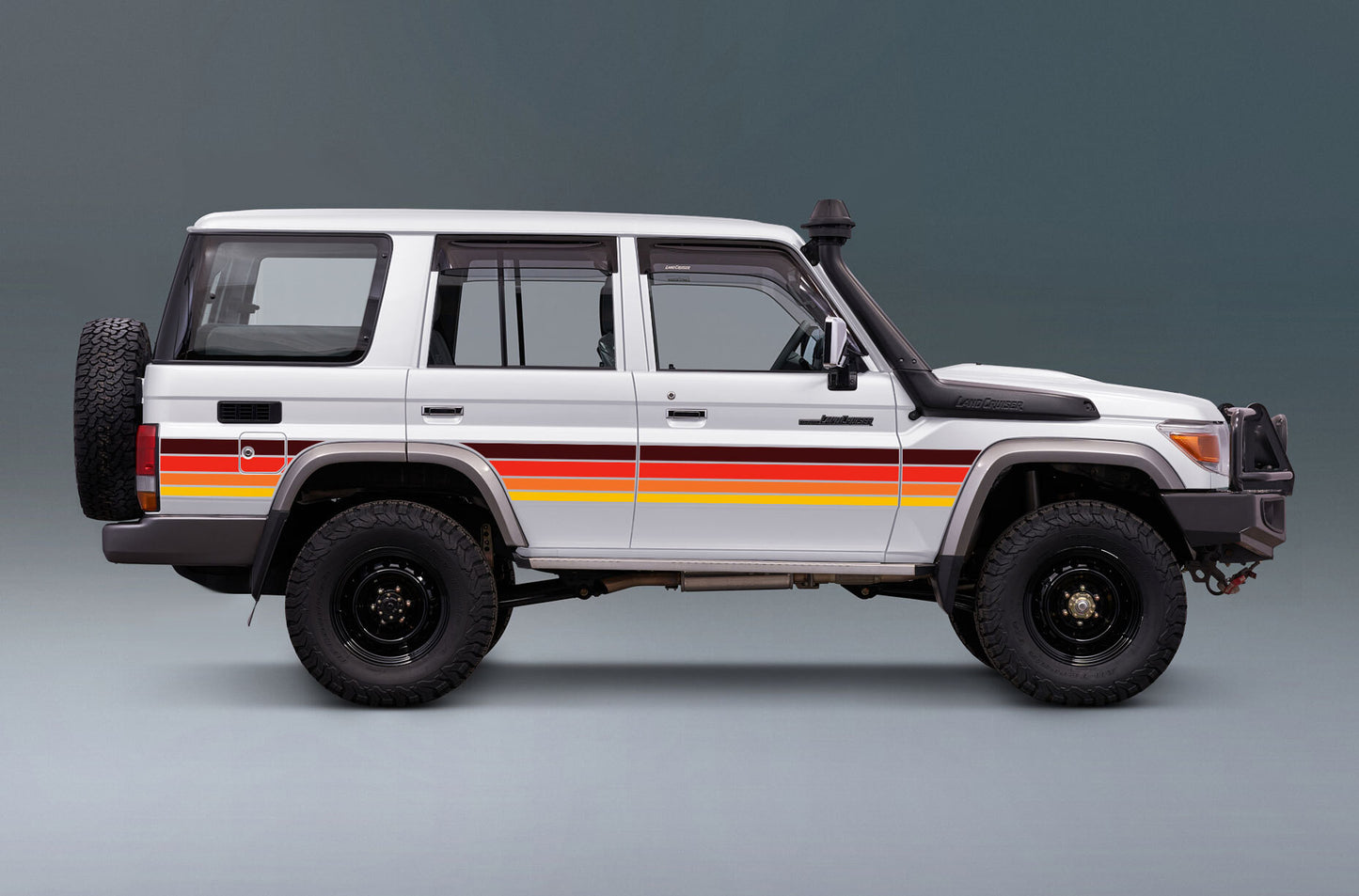70 Series Land Cruiser Decal Body Stripe Kit (Dubai) - 76 Series (2007-)