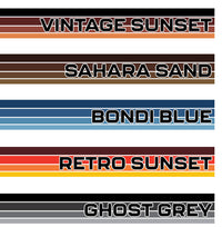 70 Series Land Cruiser Decal Body Stripe Kit (Dubai) - 76 Series (2007-)