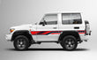 70 Series Land Cruiser Decal Body Stripe Kit (Mecca) -  71 Series (2023-)