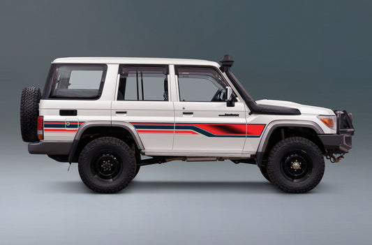 70 Series Land Cruiser Decal Body Stripe Kit (Mecca) - 76 Series (2007-)