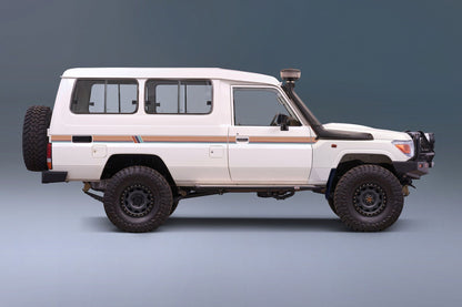 70 Series Land Cruiser Decal Body Stripe Kit (Mount Isa) - 78 Series Troop Carrier (1999-)
