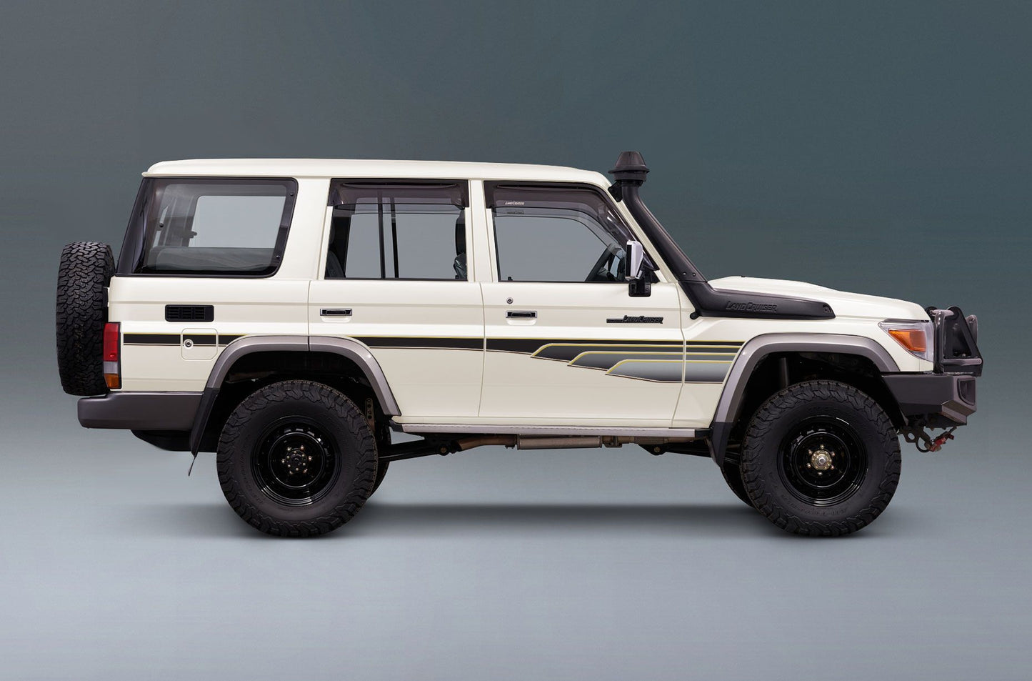 70 Series Land Cruiser Decal Body Stripe Kit (Muscat) - 76 Series (2007-)