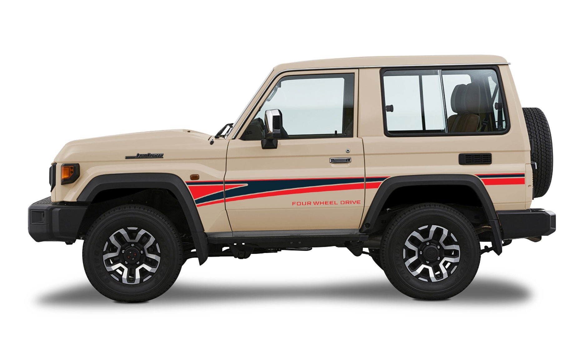 70 Series Land Cruiser Decal Body Stripe Kit (Narrabri) -  71 Series (2023-)