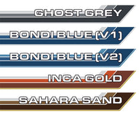 70 Series Land Cruiser Decal Body Stripe Kit (Renmark) - 79 Series Dual Cab (2012-)