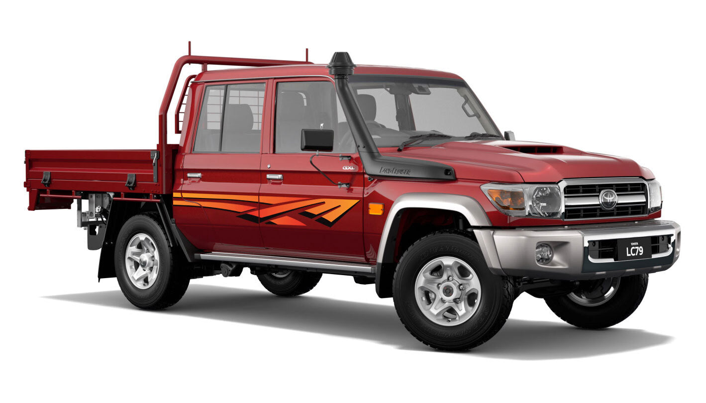 70 Series Land Cruiser Decal Body Stripe Kit (Tenterfield) - 79 Series Dual Cab (2012-)
