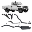 Performance 2.5" Headers & Exhaust - 75/78 Series 4.2L 1HZ