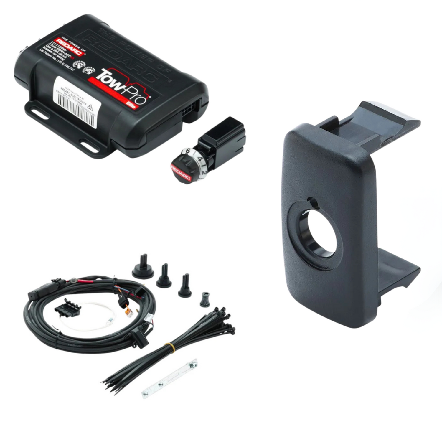 70 Series Land Cruiser REDARC Brake Controller for Toyota Landcruiser Tow-Pro Loom & Switch Insert Panel (01/2007 - 2024)