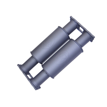 Toyota Land Cruiser Redback Extreme Duty Twin Exhaust for Toyota Landcruiser 76 Series Wagon (11/2016 - on)