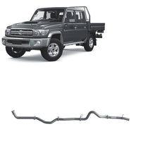Extreme Duty 3" DPF Back Exhaust - 79 Series w/ Auxiliary Fuel Tank (11/2016 - On)