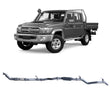Extreme Duty 3" Turbo Back Exhaust for the Toyota LandCruiser 79 Series Dual Cab (01/2012 - 10/2016)