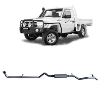 Extreme Duty 3" Factory Dump Pipe Back Exhaust - 79 Series 4.2L TD (01/2001 - 01/2007)
