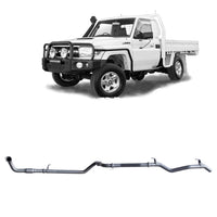 Extreme Duty 3" Factory Dump Pipe Back Exhaust - 79 Series 4.2L TD (01/2001 - 01/2007)