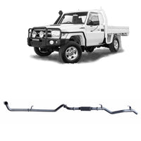 Extreme Duty 3" Factory Dump Pipe Back Exhaust - 79 Series 4.2L TD (01/2001 - 01/2007)