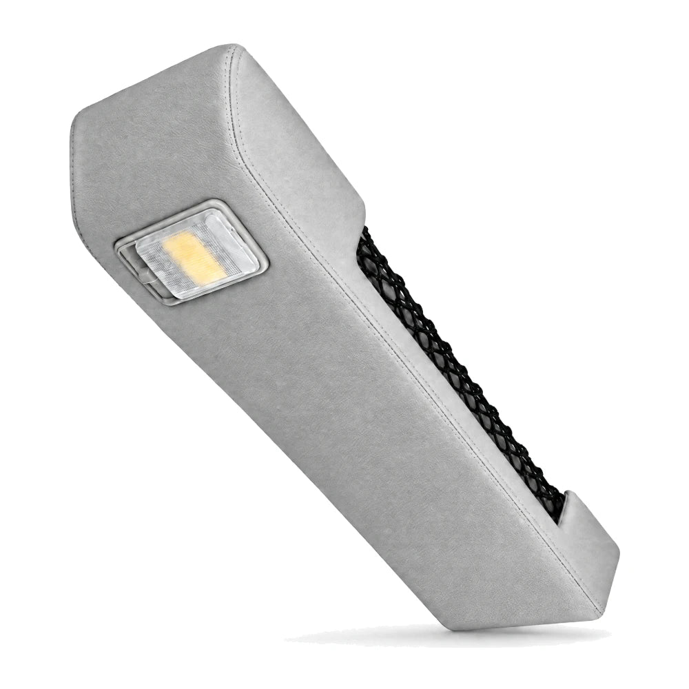 Roof Console Extension in Light Grey vinyl without switch panel